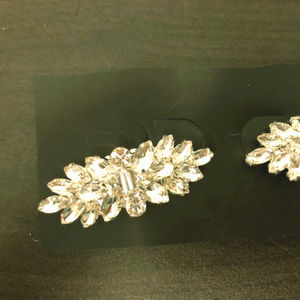 Crystal shoe clips